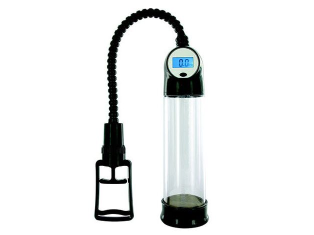 Automatic vacuum pump with mounted monitor
